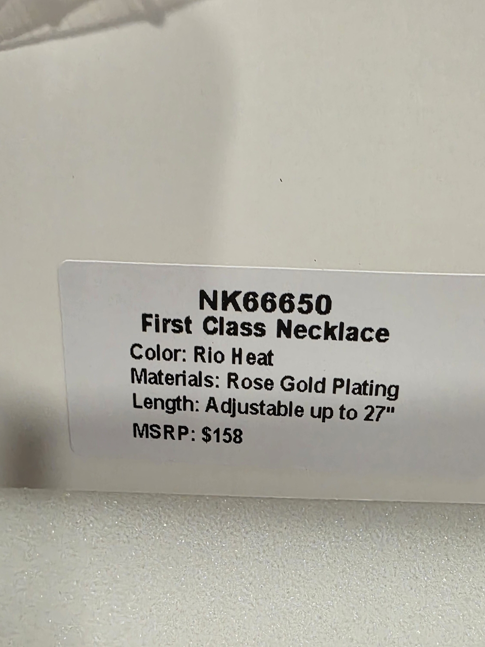 BP First Class Necklace Rio Heat - Picture 2 of 4